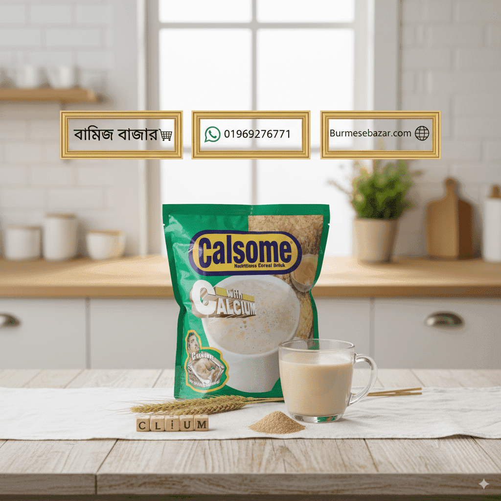 Calsome Nutritious Cereal Drink – 30 Sachets (Made in Myanmar)