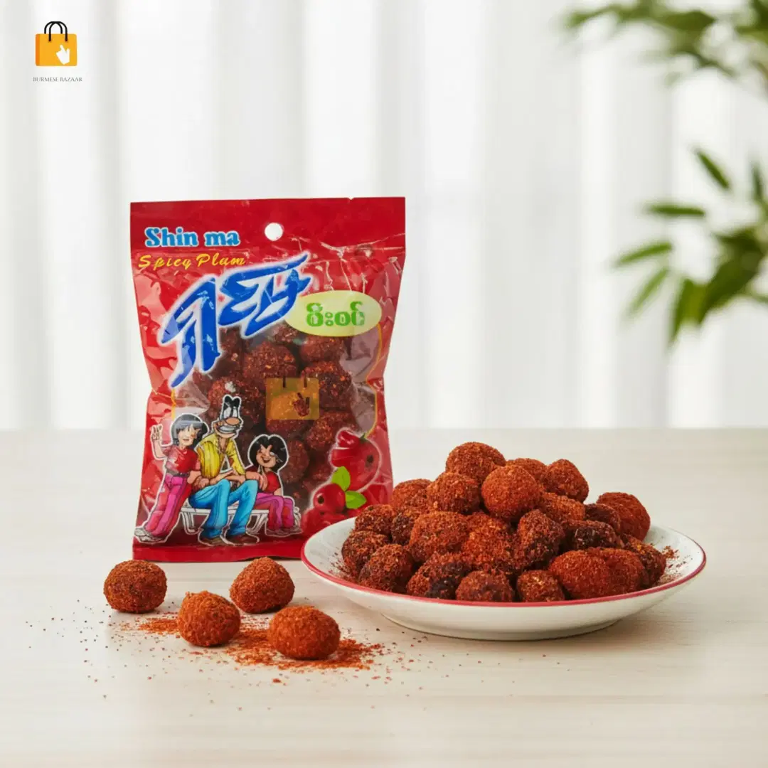 ShinMa বার্মিজ ঝাল বরই আচার | অরিজিনাল Burmese Spicy Plum Pickle | Burmese Bazaar