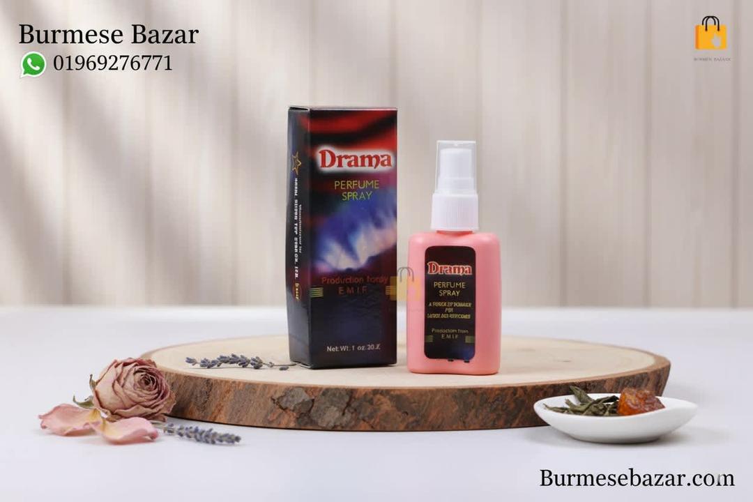 Drama Perfume Spray 30ml | Long-Lasting Fresh Fragrance | Burmese Bazaar