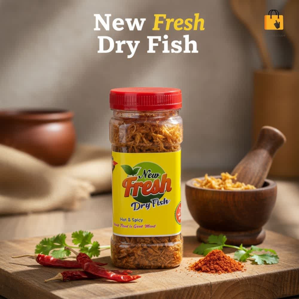 New Fresh Dry Fish Balachaw (Hot & Spicy) 150 gm